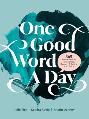 cover image of One Good Word a Day